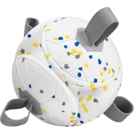 Balles Jouet pour Chien Nettoie Les Dents avec Corde Interactive à mâcher et balles de rapport pour chiens pour Jeux Intérieur et Extérieur, Combat contre l'Ennui, Entraînement (1/5)