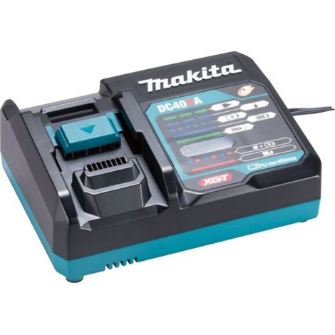 Makita – Chargeur rapide 40V pour électroportatif – Technologie XGT – Compatible avec batteries 4.0Ah – Charge rapide en 45 minutes