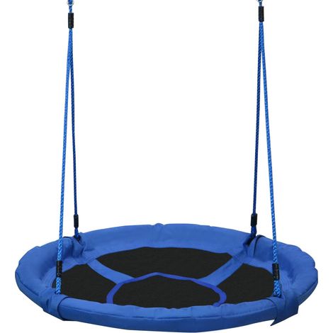 Altalena Rotonda per Bambini Interno ed Esterno 100x180 cm (1/5)