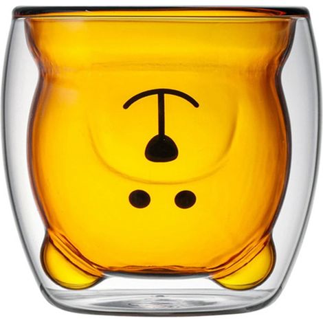 Tasse En Verre Double Paroi - Tasse À Café Et Thé En Verre Borosilicaté - Idéale Pour Maison Bureau Restaurant - Lot De 1 (1/5)