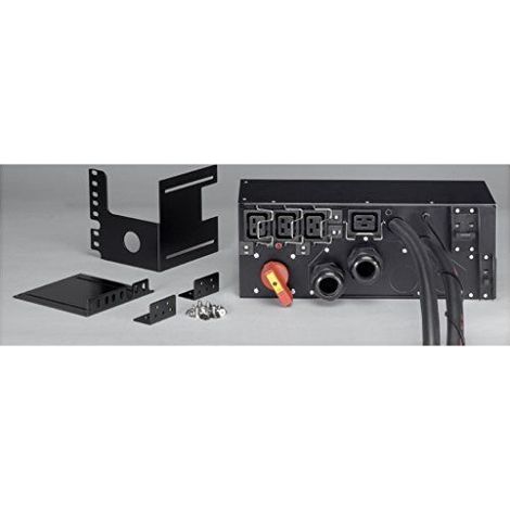 Eaton HotSwap MBP11KI 11000VA Interruptor de Bypass de Mantenimiento 4x C19 Cableado 200-240V 3U Rack Negro (1/2)