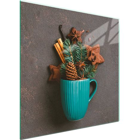 Protezione in vetro per piano cottura 50x52 cm, ideale per Natale (1/5)