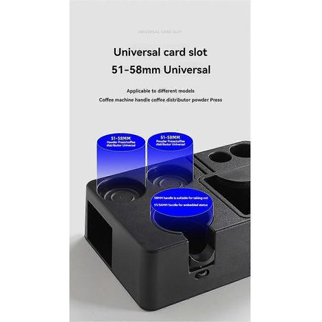 Organizer für Espresso-Tamperstationen für Tamperhalter mit 58 mm, 54 mm und 51 mm Durchmesser (1/5)
