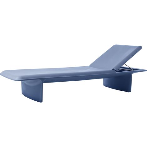 Ponente Blu polvere - No cuscino originale Slide lettino prendisole sdraio mare piscina esterno giardino made in Italy di design