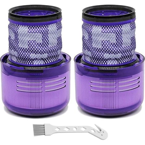 2er-Pack Ersatzfilter, kompatibel mit den Akku-Staubsaugern Dyson V11, SV14, Torque Drive, V11 Animal und V15 Detect – 970013-02 – Wartung alle 3–6 Monate (1/4)