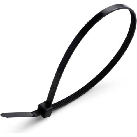 COFIL bridas negras 3.6x200 mm , Bridas negras 3,6 x 200 mm bolsa de 100 unidades, una solución práctica y resistente para sujetar, agrupar y organizar cables, alambres y diferente (1/2)