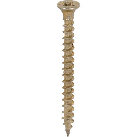 TIMCO C2 Strong-Fix Multi-Purpose Premium Countersunk Gold Woodscrews - 3.5 x 40