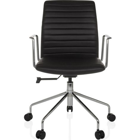 [NEUWERTIG] B-Ware hjh OFFICE Bürostuhl Chefsessel Drehstuhl VEMONA 30 Kunstleder Stuhl Schwarz (1/2)