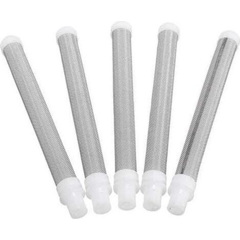 Aiperq 5pcs 60 Mesh Airless Spray Gun Filter Elements for Wagner Airless Paint Spray Gun (1/4)