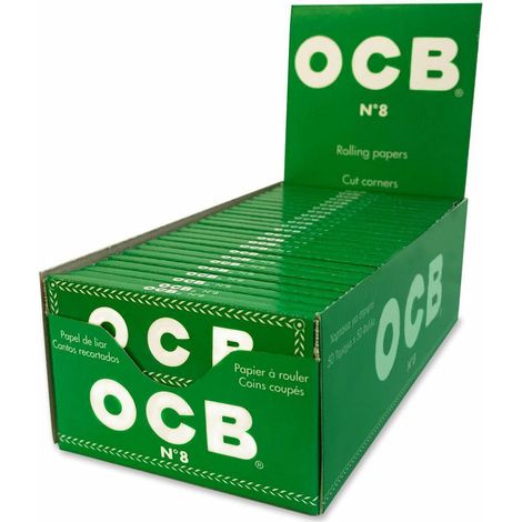 Scatola da 50 cartine OCB verdi. (1/3)