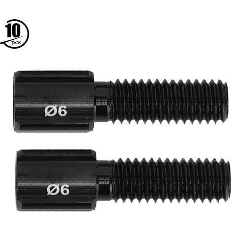 10 vis de réglage de câble de frein arrière pour vélo de route RC122 noir, avec commande au pouce et vis M6 (1/5)