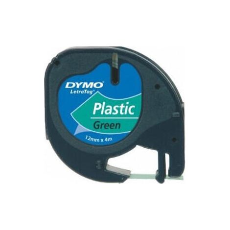 DYMO Cinta LT 12mmx4mt -Negro/Verde
