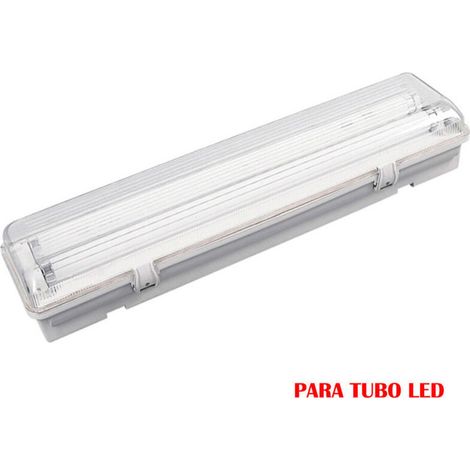 Écran fluorescent étanche pour tube led 2x22w eq 58w 220v 155cm ip65