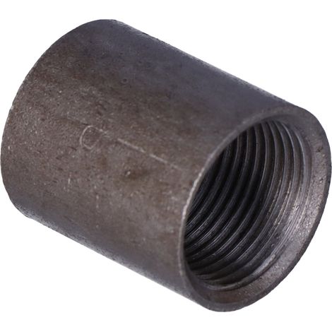 Manguito roscado/soldador negro de 3/4" (dn20) (1/2)