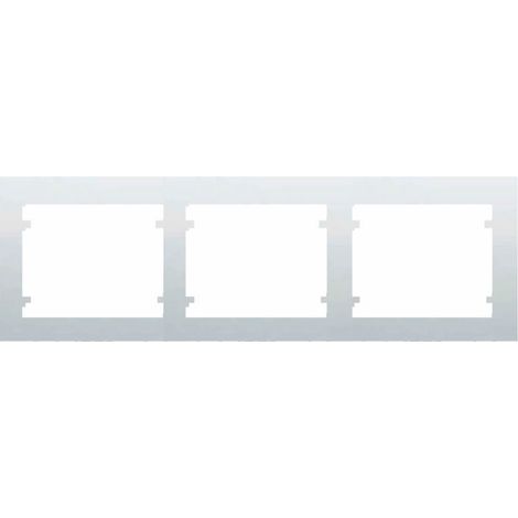 Horizontaler 3-Element-Rahmen WHITE BJC IRIS 18003 (1/2)