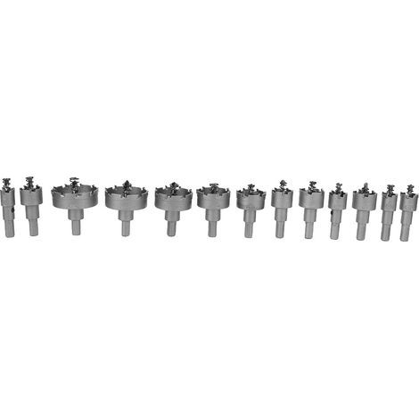 13-teiliges Hartmetall-Lochsägen-Set für Bohrmaschinen, 16–53 mm – Elektrowerkzeuge und Schneidzubehör (1/5)