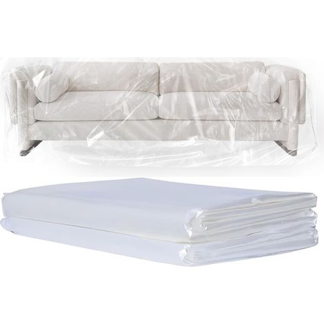 1 x 2 x 3 m housse de canapé durable imperméable à l'eau et à la poussière pour canapé-lit, meuble de salon lors du déménagement ou du stockage - protection efficace contre la poussière (1/5)