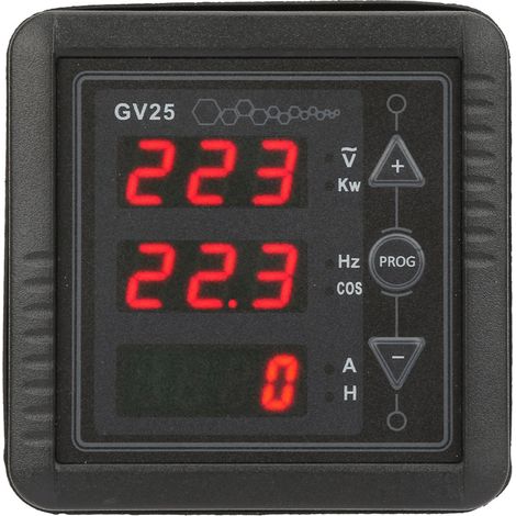 Compteur numérique Générateur GV25 MK2 Testeur Tension Courant Fréquence Panneau 110/220V (1/5)