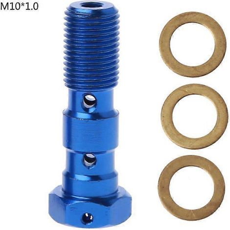 Vis de fixation pour durite d'huile de maître-cylindre de frein de moto M10x1,25/M10x1,0 (1/5)