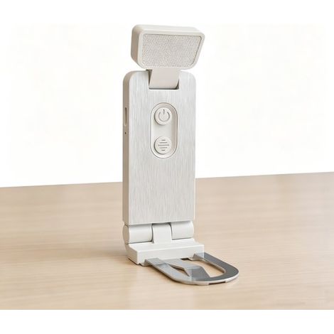 Lampe de lecture blanche mini rechargeable USB-C - minuterie de 45 minutes - lampe de chevet avec pince - 6 niveaux de luminosité (1/5)