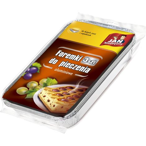 Sarantis Jan Niezbędny Aluminiumformen zum Backen von Aufläufen und großen Kuchen