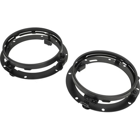 anneaux de fixation pour phares ronds 7 pouces, support de montage de projecteur, anneau de retenue pour Wrangler JK 2007-2018 (1/5)