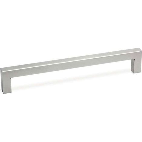 Poignée inox - Entraxe : 192 mm - Longueur : 204 mm - (1/3)