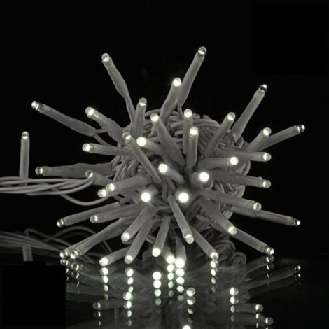 Guirlande exterieur 120 Led blanc 12m (1/2)