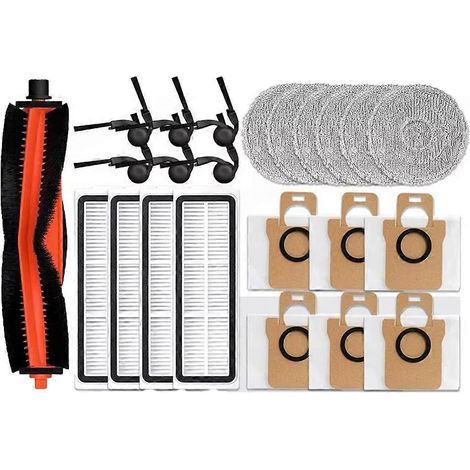 Filtre pour aspirateur brosse pour aspirateur Filtre de brosse pour aspirateur filtre de Accessoires Xiaomi H50 PRO / OV42GL Robot Aspirateur Main Side Brosse Serpillière Cloth HEPA Filtre Sac à pouss (1/5)
