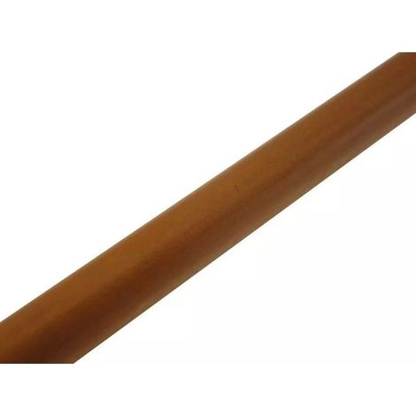 bastone in legno per tende ø28mm lunghezza cm 200 - colore teak.