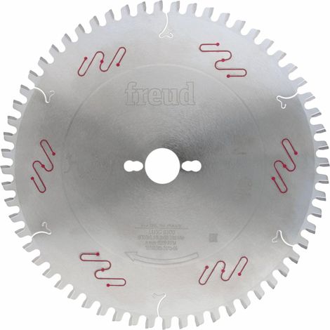 Lame gouge pour panneaux revêtus deux faces FREUD - Ø303 3,2/2,2 AL30 Z60 gouge + - F03FS05078 -LU3C 0300