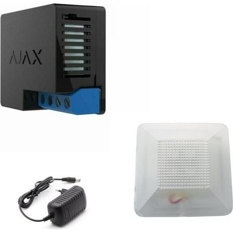 Ajax Rele wireless 12V + LED BLU + Alimentatore - RELAY - 38204 - 11035