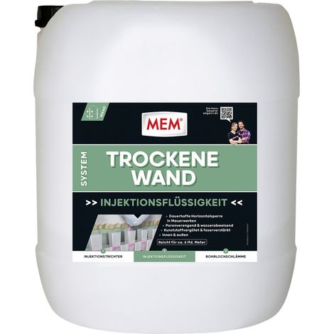 MEM Trockene Wand 30 l Horizontalsperre Mauer abdichten Wassersperre (1/2)