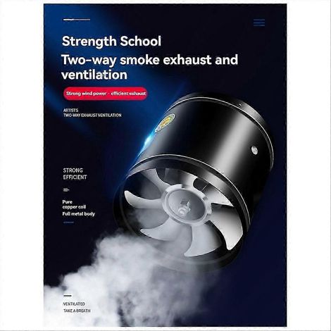 Ventilateur d'extraction de 12 pouces PA, silencieux et à faible niveau sonore, offrant une aspiration élevée (1/5)