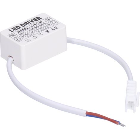Alimentation LED 300mA 9‑18VDC Compacte Installation Facile Dissipation Thermique Efficace Transformateur pour Éclairage Maison (1/5)