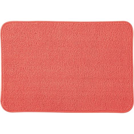 TAPPETO MICROFIBRA 40X60 COLOR ROSSO MATTONE.