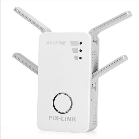 AC09 Dual-Band High-Power Wireless Router 1200M Repeater WiFi Signal Enhancer/Extension Amplifier -- European Standard (EU) (1/4)