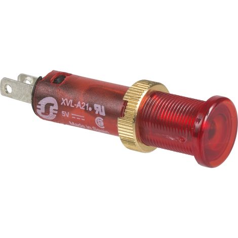 voyant rond - harmony xvla - 8 mm - rouge - 48v - schneider electric xvla244 (1/3)