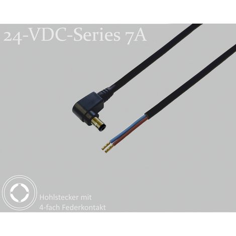 BKL Electronic 075910 DC-Steckverbinder DC-Hohlstecker - Aderendhülsen 5.5 mm 2.1 mm 1.5 m 1 St. S (1/2)