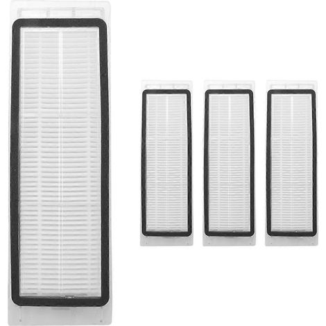 Lot de 4 filtres HEPA pour robots Xiaomi Roborock S50, S5 Max et S6 (MI).