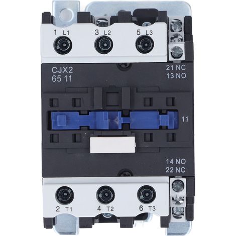 Contacteur CA 65 A 1 NO 1 NF à 3 pôles pour coupure de circuit longue distance 380 V (1/5)