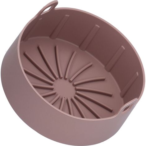Poêle en silicone réutilisable en remplacement d'une poêle électrique, panier de cuisson, accessoires pour une température de 20℃ à 220℃ (16 cm café) (1/5)