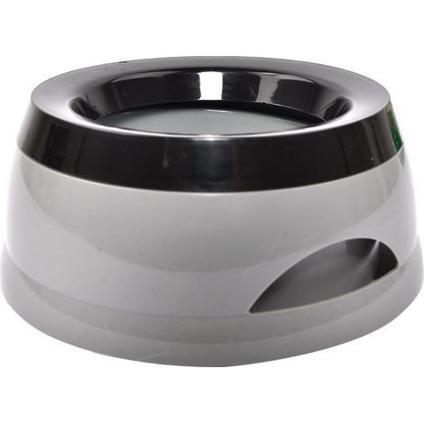 Distributeur d'eau pour Chien Antidérapant Bol d'eau pour Chien Anti Débordement de Flottabilité, Gamelles de Voyage Amovible Gamelle à Eau pour Animal Domestique Gris (1/5)