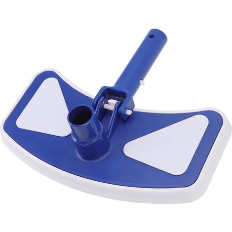 Pool Vacuum Cleaner Head Brush with Hose Connector Diameter 31 mm  Vacuum Cleaner Brush for Swimming Pools, Plastic Weighted Suction Mop Head, Cleaning for Above Ground and Buried Pools (1/5)