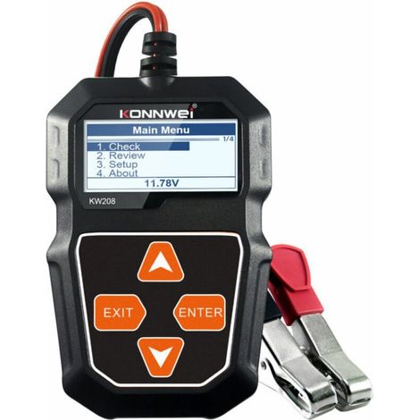 Testeur de charge de batterie de voiture 12V analyseur d'alternateur automobile professionnel (1/5)