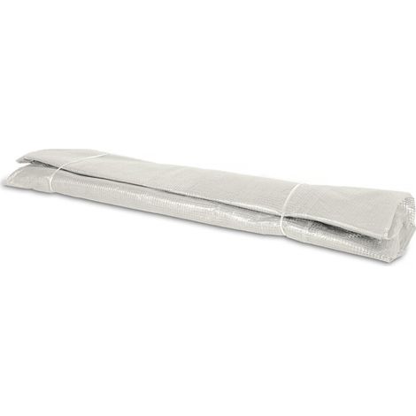Bâche pour serre tunnel de jardin "Mimosa" - 18 m² - 180g - Blanc