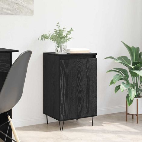 Sideboard Black Oak 40 x 35 x 70 cm Engineered Wood vidaXL (1/5)