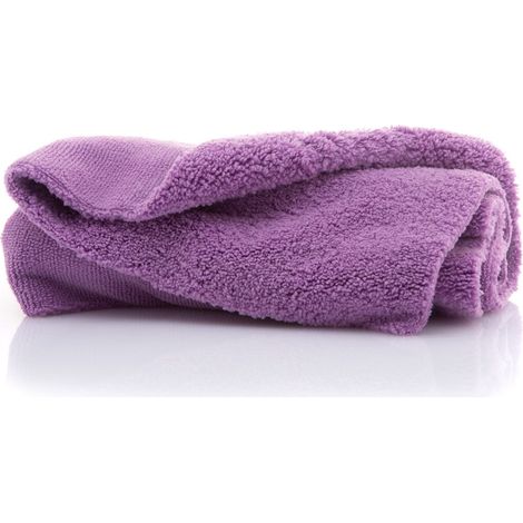 Chiffon de nettoyage de voiture violet basique Gentleman en microfibre (1/4)