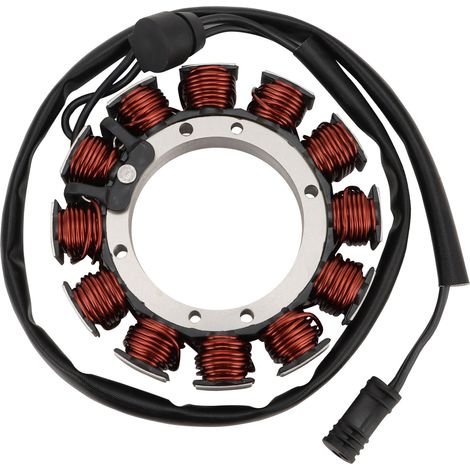 Stator coil suitable for Harley XL1200NS 1LP3 IRON 1200 2018 Sportster, charging system generator coil.--DTEKGAZ
