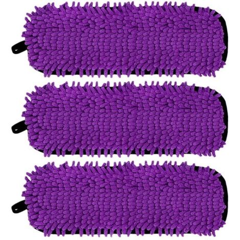 Lot de 3 tampons de rechange réutilisables compatibles avec Swiffer PowerMop, tampons en microfibre pour balai pulvérisateur Swiffer 15'', tampons PowerMop lavables utilisés pour les planchers d (1/4)